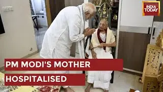 PM Modi's Mother Heeraben Hospitalised, Condition Stable, PM Modi Expected To Visit Ailing Mother