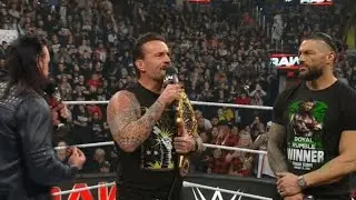 Roman Reigns choice CM Punk Drew McIntyre & Seth rollins returning WWE Raw highlight