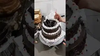 3kg 2 step Chocolate Cake Decorationg#cake #viralshort #viralvideo #shortsfeed #shorts#chocolatecake