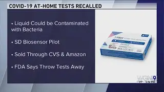 FDA issues warning about recalled COVID-19 tests due to bacterial contamination
