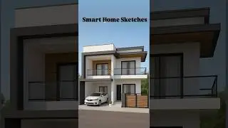🏡 Stunning 30x50 Modern House Design | 2BHK Elegant Home with Car Parking 🚗✨ #shorts #reels #home