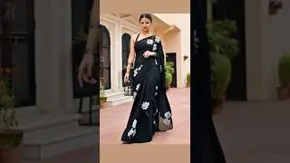 Saree Style #shorts #fashion #suit #rajputisuit #trending #dress #wedding #rajputidress #design