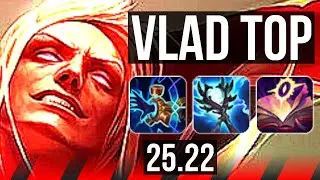 VLADIMIR vs IRELIA (TOP) | 15/0/8, 8 solo kills, Legendary, 700+ games | KR Master | 25.22