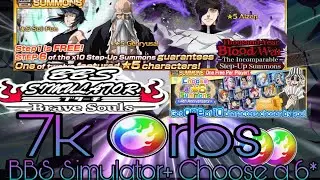 7k+ Orbs Summons for Manga Round 5 (BBS Simulator) + Choose a 6* Live! Bleach Brave Souls