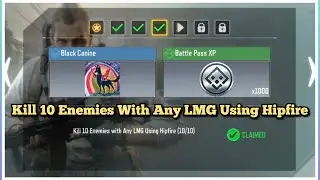 Call Of Duty Mobile Kill 10 Enemies With Any LMG Using Hipfire Task Complete