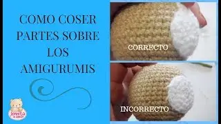 COMO COSER PARTES SOBRE LOS AMIGURUMIS