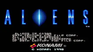 Aliens The Arcade Game (Konami 1990) -  Full Playthrough inc Ending HD