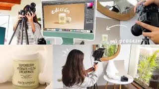 Fotografía de producto skincare en casa: mi proceso creativo!