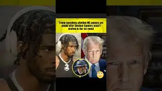 Trump Says NFL Owners Are STUPID After Shedeur Sanders Draft Snub! #trump #nfl #shorts