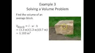 Volume of Pyramids and Cones