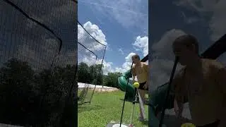 Me hitting off the te