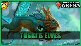 Build a Mono Green Deck w/ONLY 1 RARE! | Budget Historic Brawl | MTG Arena Deck Tech & Gameplay