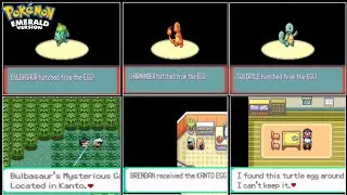 How to get Starter Pokemon Like Bulbasaur | Charmander | Squirtle in Pokemon Emerald without cheat??