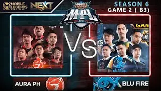🛑[MLBB LIVE] AURA PH VVS BLU FIRE ( GAME 2 ) B3 MPL-PH Season 6