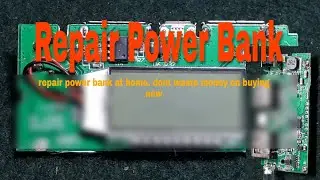 #EP-38 Repair Power bank (What Components inside it)