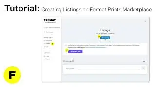 How to Create Listings on Format Prints Marketplace | Step-by-Step Guide