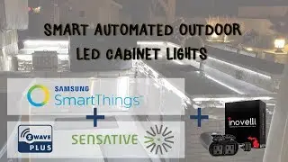 Outdoor Kitchen LED Strip Lighting Automation