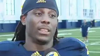Spring Practice with Michigan Quarterback Denard Robinson