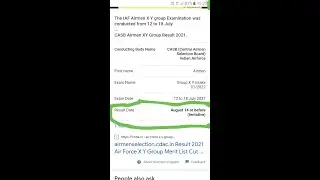 #airforce result 2021
