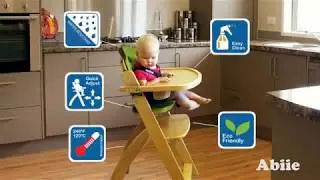 Abiie Beyond Wooden High Chair | The Best Baby High Chair