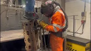 Fabrication of new #SideGrip vibro claws in our workshop