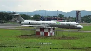 Amazing McDonnell Douglas MD 82 Close view and TAKEOFF | Laser Airlines