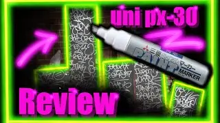 MARKER REVIEW — Uni Px 30 (Uni Broad) + Refills + HITOFFS