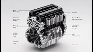 Усилитель блока цилиндров двигателя Toyota Tundra 2026 года (видно)