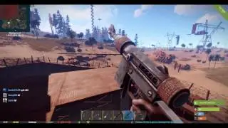 Rust testing all weapons including new mp5 and LR 300