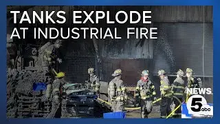 Propane, nitrogen tanks exploded in fire at West Side manufacturing plant