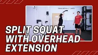 Split Squat with Overhead Extension | Cable Machine Exercise