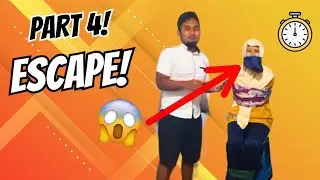 POV: Escape Challenge Part 4! Mulut Diikat KerudungSatin, Bisa Lepas?! 😱