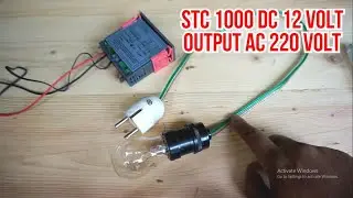 Cara Memasang dan Setting STC1000 12Volt DC ke Output AC 220 Volt PLN - STC1000 DC ke Lampu Pijar