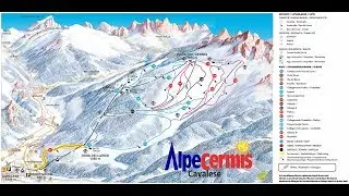 Alpe Cermis /Paion top left half descent/ Val di Fiemme - Cavalese 2019