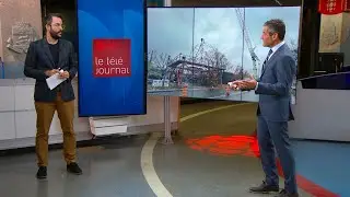 L'antenne de la premi&egrave;re cha&icirc;ne de t&eacute;l&eacute;vision priv&eacute;e de Qu&eacute;bec d&eacute;mantel&eacute;e