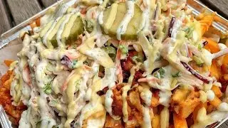 | Royal menu | Frenchfries with chicken and souse maioneese #shorts #food