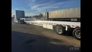 2021 Reitnouer 53ft Drop Deck Trailer - All Aluminum, Aluminum Floor, Rear Sliding Axle, Toolboxes