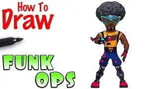How to Draw Funk Ops | Fortnite
