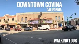 Downtown Covina Walking Tour | California | [4K]