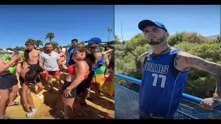 fan&aacute;ticos solo le piden fotos a Anuel y no a Yailin