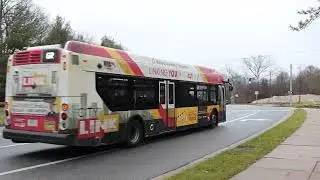 MTA Maryland: Downtown Baltimore bound XDE40 14035 CityLink Green leaving Towson Town Ctr