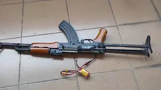 Airsoft AEG Real Sword  Type 56-1 AK47 Shooting Test