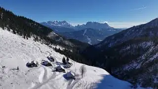 RINNBERGALM & RINNBERGSATTEL - EIN ÜBERFLUG IM WINTER