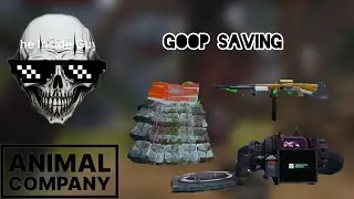 Checking out the new goop saving machine in animal company 