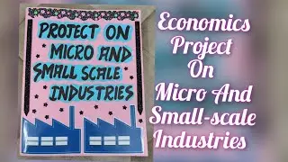 Economics Project on Micro and Small Scale Industries for Class 12th/ Project of Economics CBSE-2022