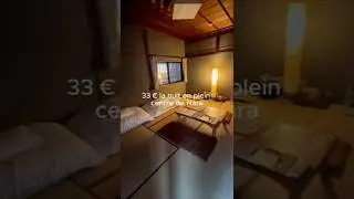 Une authentique chambre traditionnelle japonaise pour 33 &euro;😱 #streameuse #twitch #japon #nara #hotel