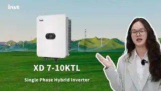 The INVT XD7-10KTL residential Hybrid Inverter: Compact, Smart & Powerful!