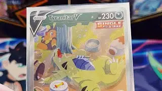 FIRST TIME PULLING TYRANITAR V ALTERNATE ART!! *So Hype* #Shorts