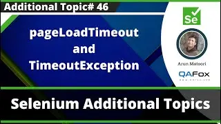 pageLoadTimeout and TimeoutException - Selenium Exception Type