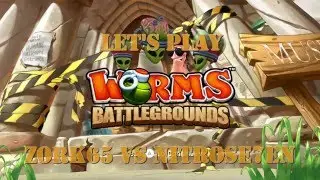 Let's Play: Worms Battleground zork65 v nitrose7en part 1